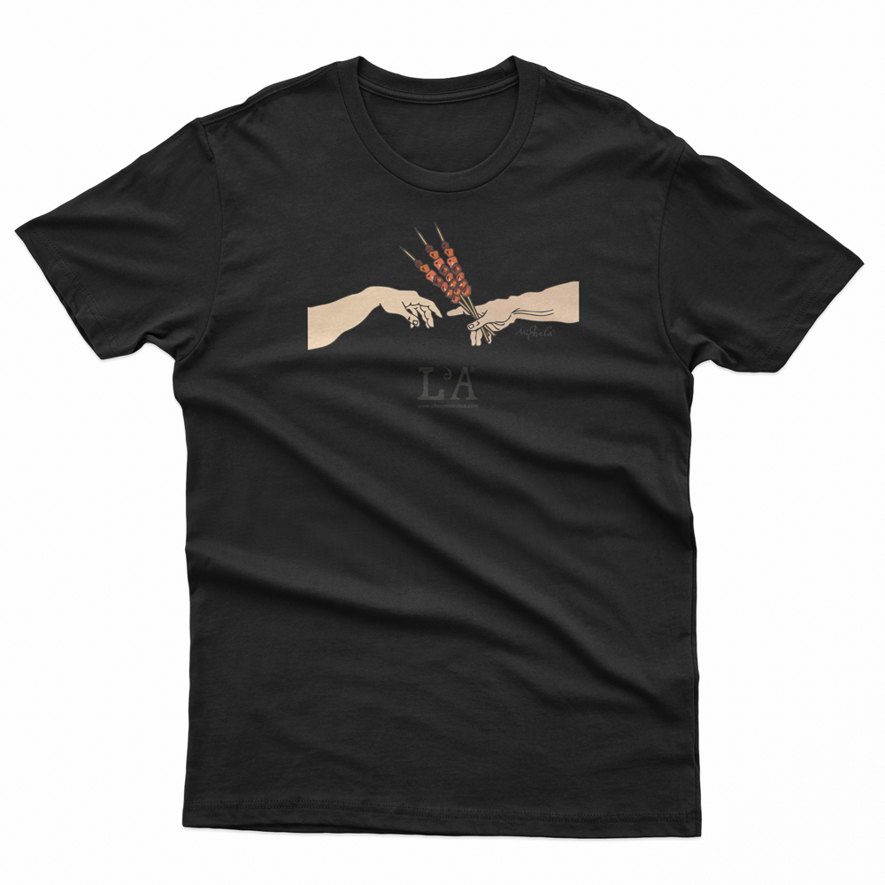 T shirt Creazione Arrosticini nera